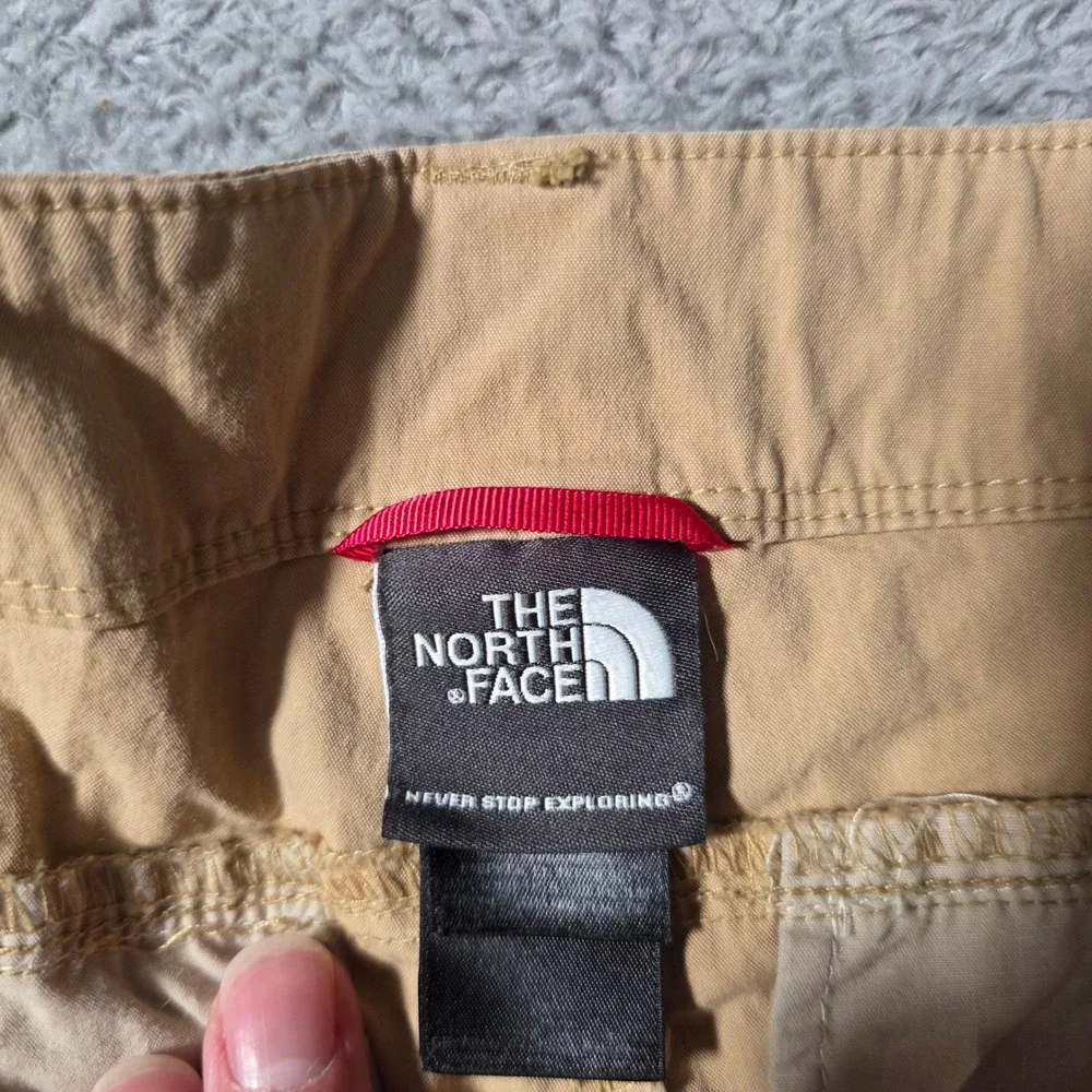 The North Face Mens 30 Cargo Shorts Tan Cotton Nylon Hiking Utility AJDQ